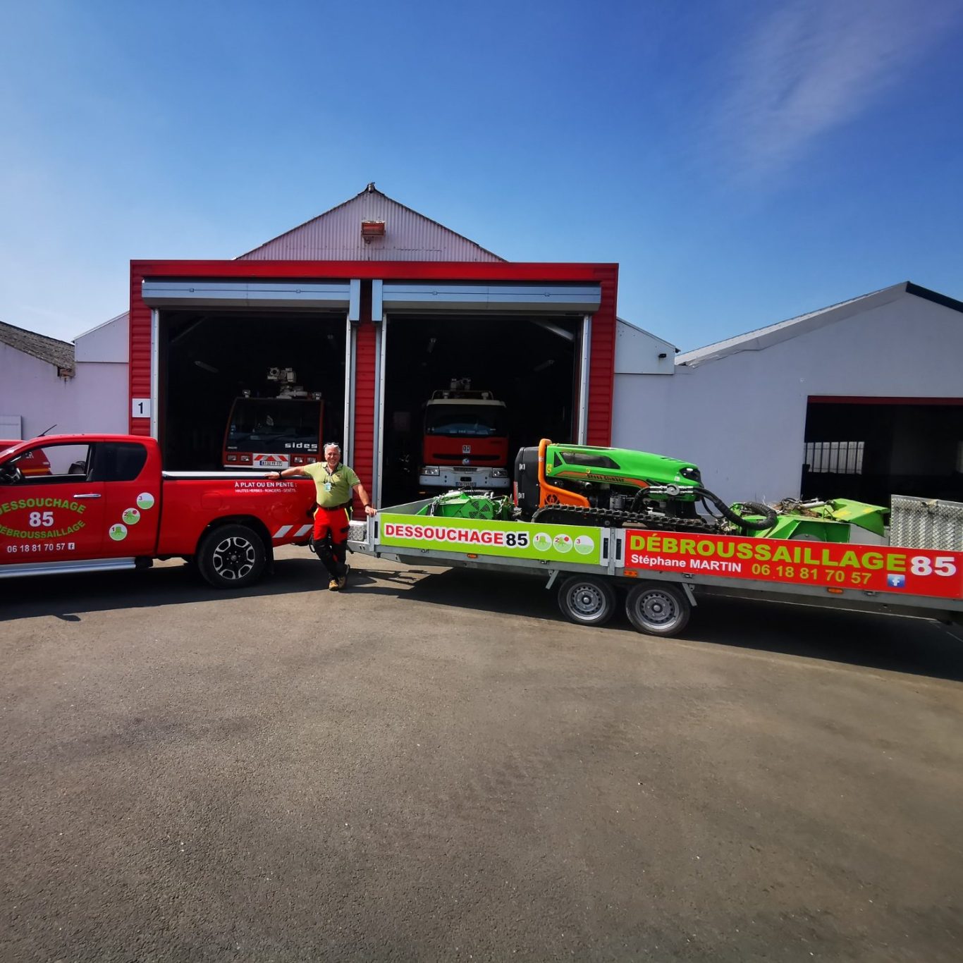 Débroussaillage85 rouge Débroussaillage85 aéroport
