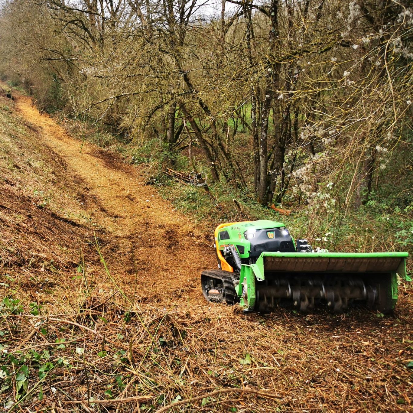 Débroussaillage pente SNCF Débroussaillage85 pentes SNCF