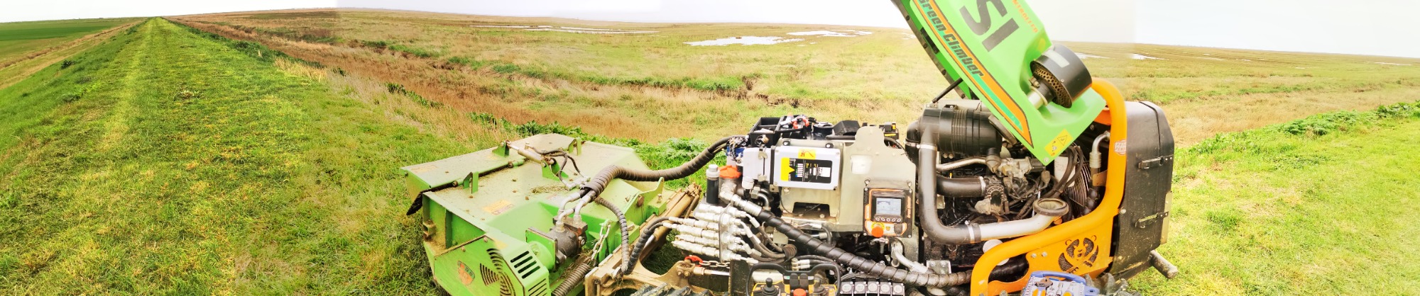 Organe du robot de débroussaillage